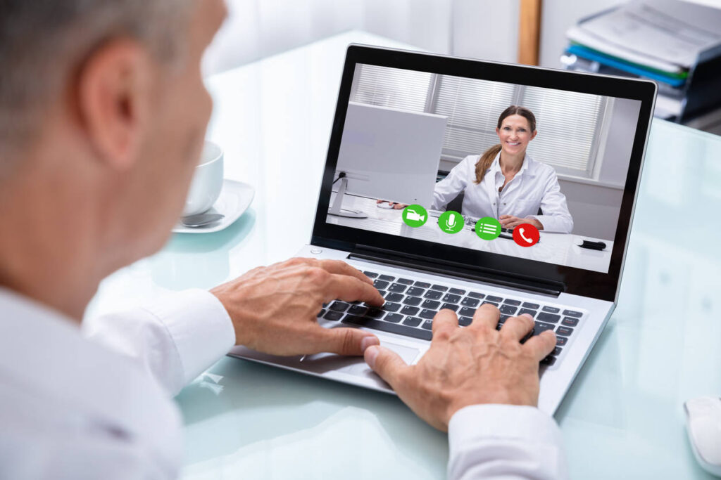 online therapy man and woman
